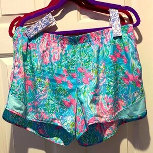 Lilly Pulitzer Ocean Trail Shorts - Like New - xLarge in Amalfi Blue Best Fishes